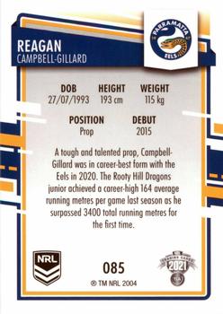 2021 NRL Elite #085 Reagan Campbell-Gillard Back